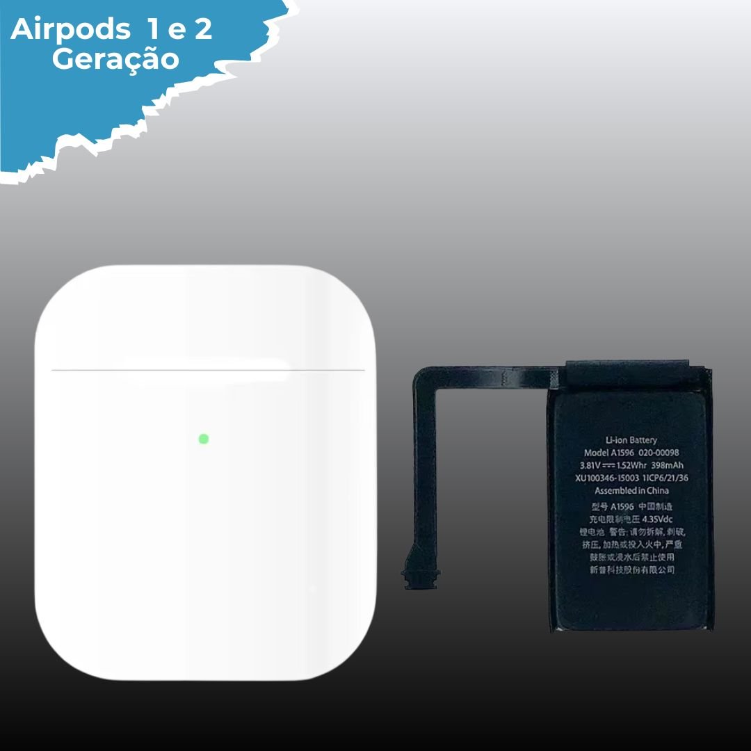 bateria case airpods 1a geração